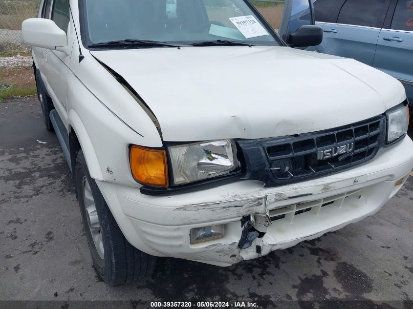 1998 Isuzu Rodeo Ls/S VIN: 4S2CM58W2W4316447 Lot: 39357320