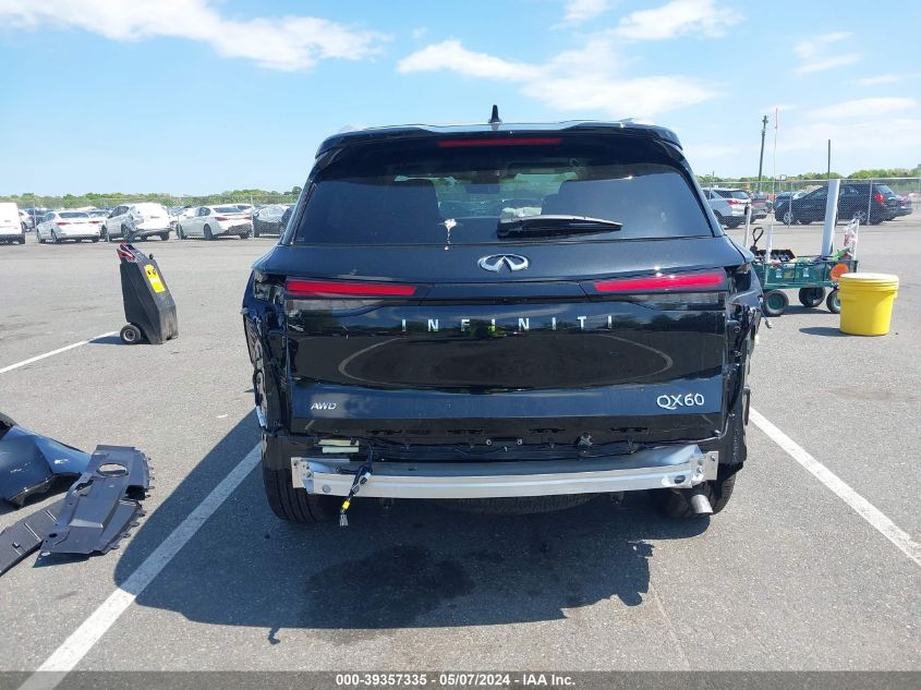 2024 Infiniti Qx60 Luxe Awd VIN: 5N1DL1FS4RC347748 Lot: 39357335