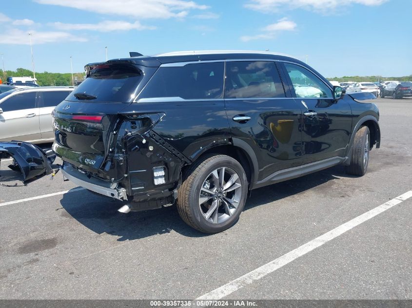 2024 Infiniti Qx60 Luxe Awd VIN: 5N1DL1FS4RC347748 Lot: 39357335