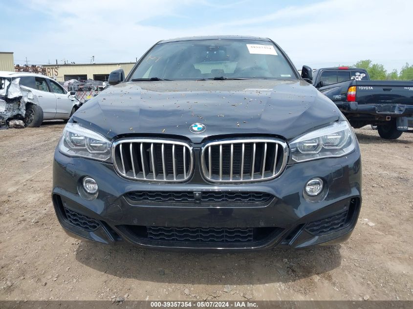 2017 BMW X6 xDrive50I VIN: 5UXKU6C30H0W38619 Lot: 39357354