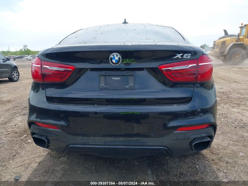 2017 BMW X6 xDrive50I VIN: 5UXKU6C30H0W38619 Lot: 39357354
