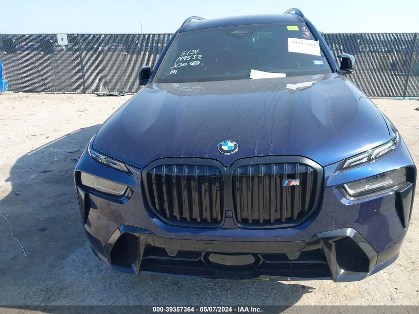 2023 BMW X7 M60I VIN: 5UX33EM04P9R30645 Lot: 54190834