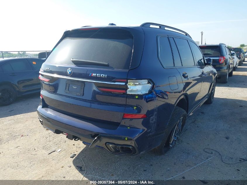 2023 BMW X7 M60I VIN: 5UX33EM04P9R30645 Lot: 54190834