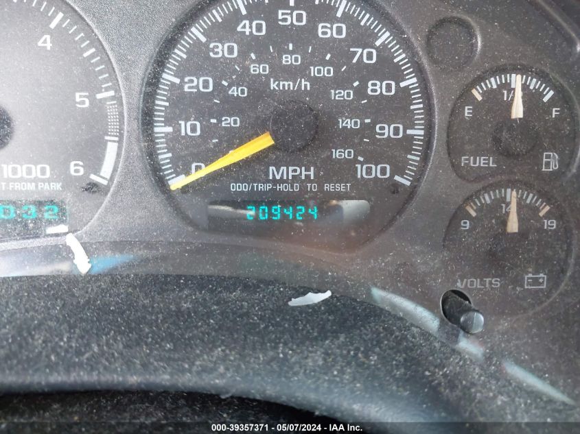 2000 Chevrolet Blazer Ls VIN: 1GNDT13W0Y2388580 Lot: 39357371