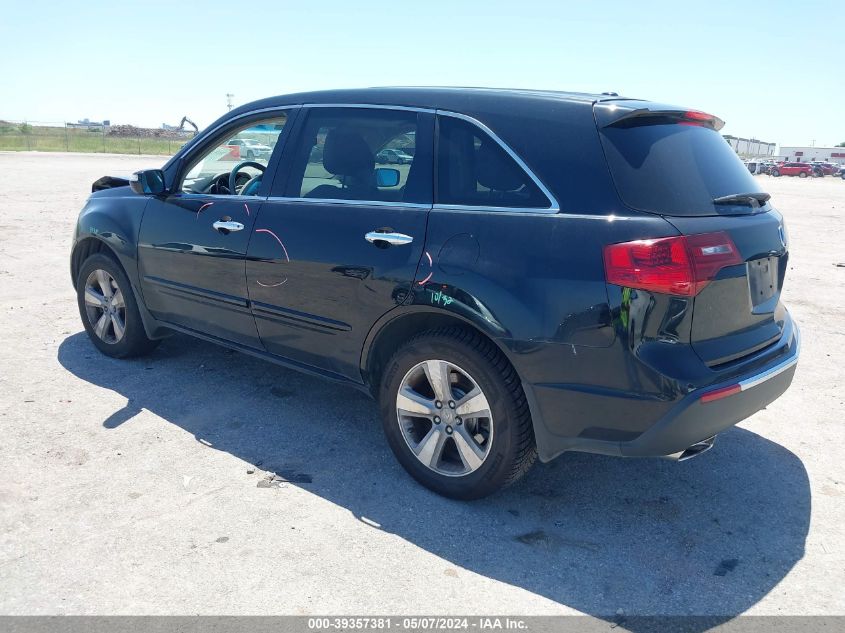 2013 Acura Mdx Technology Package VIN: 2HNYD2H30DH502066 Lot: 39357381