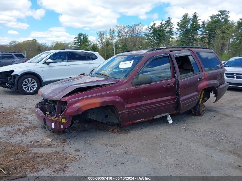 2000 Jeep Grand Cherokee Limited VIN: 1J4GW58N8YC110762 Lot: 39357418