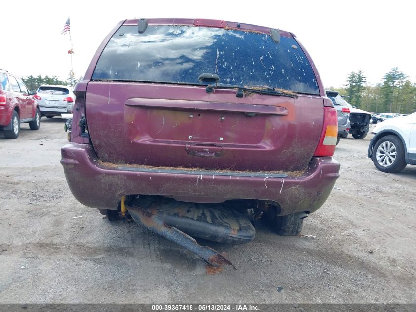 2000 Jeep Grand Cherokee Limited VIN: 1J4GW58N8YC110762 Lot: 39357418