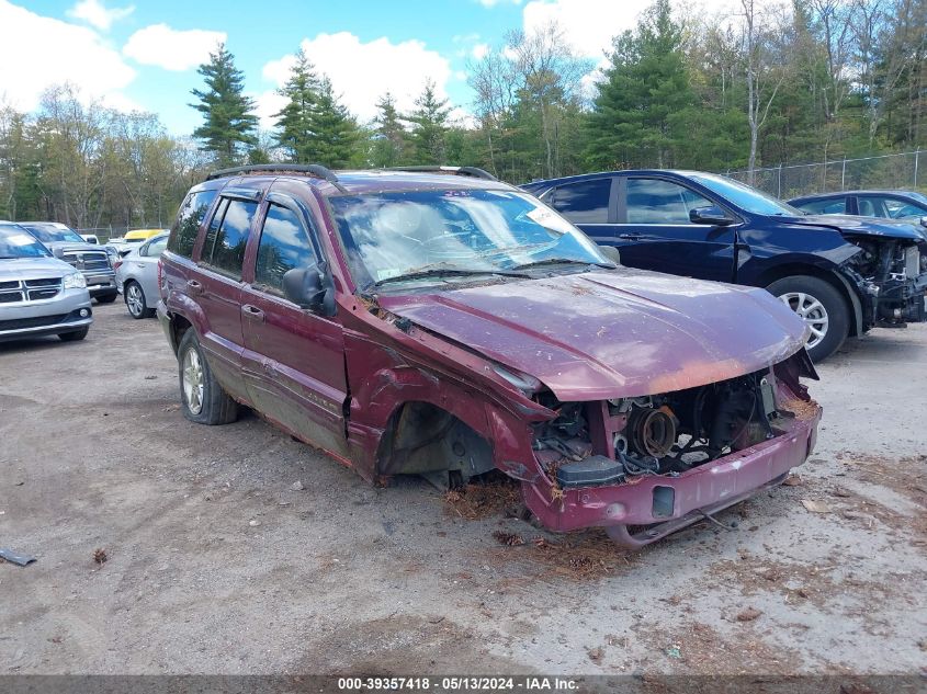 2000 Jeep Grand Cherokee Limited VIN: 1J4GW58N8YC110762 Lot: 39357418