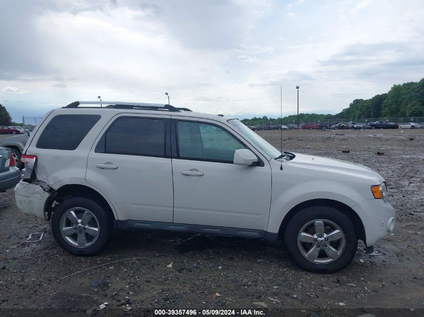 2012 Ford Escape Limited VIN: 1FMCU0EG1CKC13602 Lot: 39357496