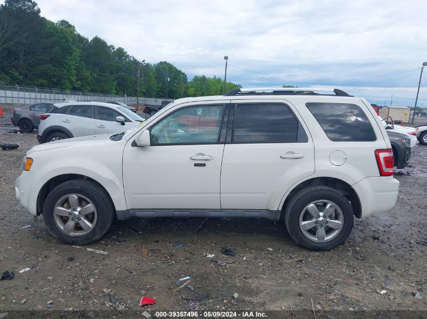 2012 Ford Escape Limited VIN: 1FMCU0EG1CKC13602 Lot: 39357496