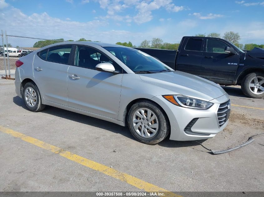 2018 HYUNDAI ELANTRA SE - 5NPD74LF3JH333737