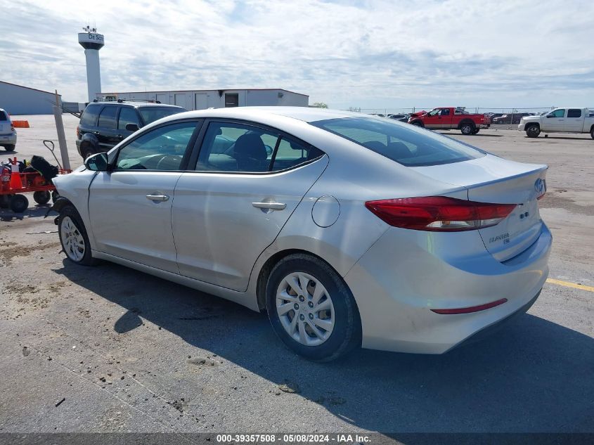2018 HYUNDAI ELANTRA SE - 5NPD74LF3JH333737