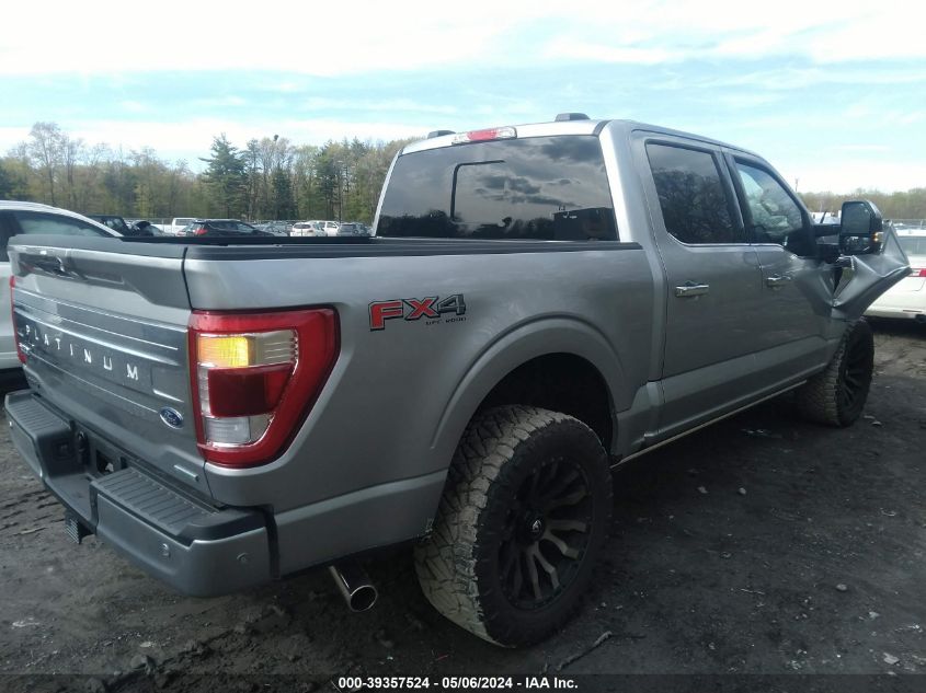 2023 FORD F-150 PLATINUM - 1FTFW1E86PFC26452