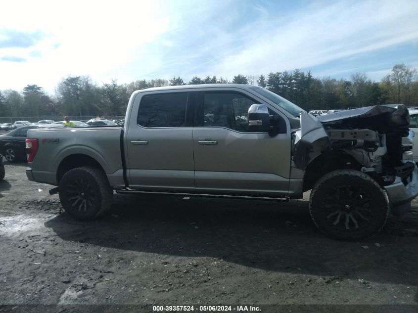 2023 FORD F-150 PLATINUM - 1FTFW1E86PFC26452