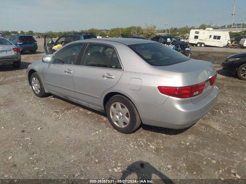 2005 Honda Accord 2.4 Lx VIN: 1HGCM56495A165878 Lot: 39357531