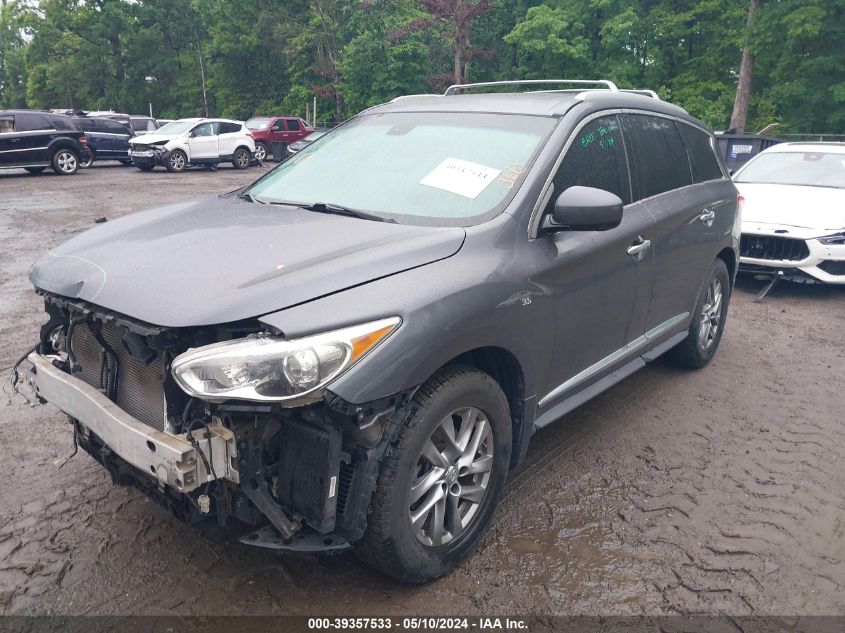 2014 Infiniti Qx60 VIN: 5N1AL0MM1EC521898 Lot: 39357533