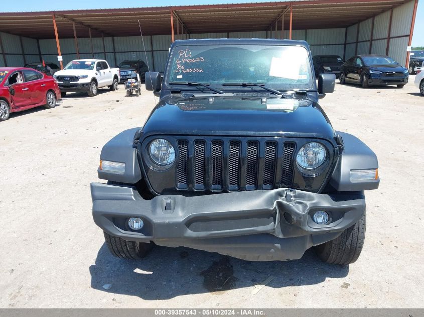 2023 Jeep Wrangler 4-Door Sport Altitude 4X4 VIN: 1C4HJXDN2PW655332 Lot: 39357543