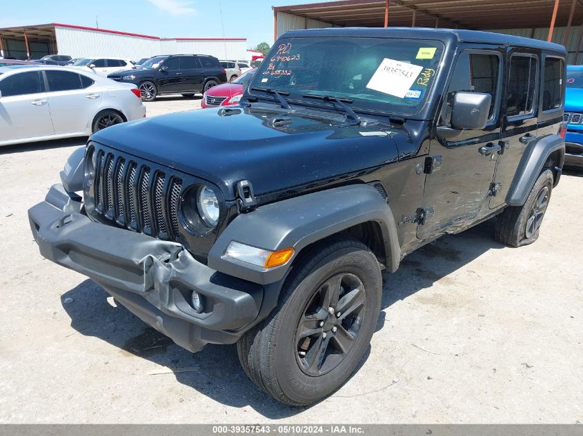 2023 Jeep Wrangler 4-Door Sport Altitude 4X4 VIN: 1C4HJXDN2PW655332 Lot: 39357543