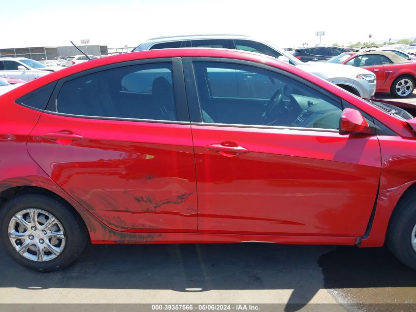 2014 Hyundai Accent Gls VIN: KMHCT4AE3EU726890 Lot: 39357566