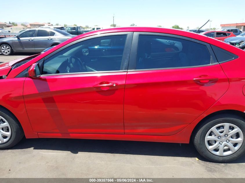 2014 Hyundai Accent Gls VIN: KMHCT4AE3EU726890 Lot: 39357566