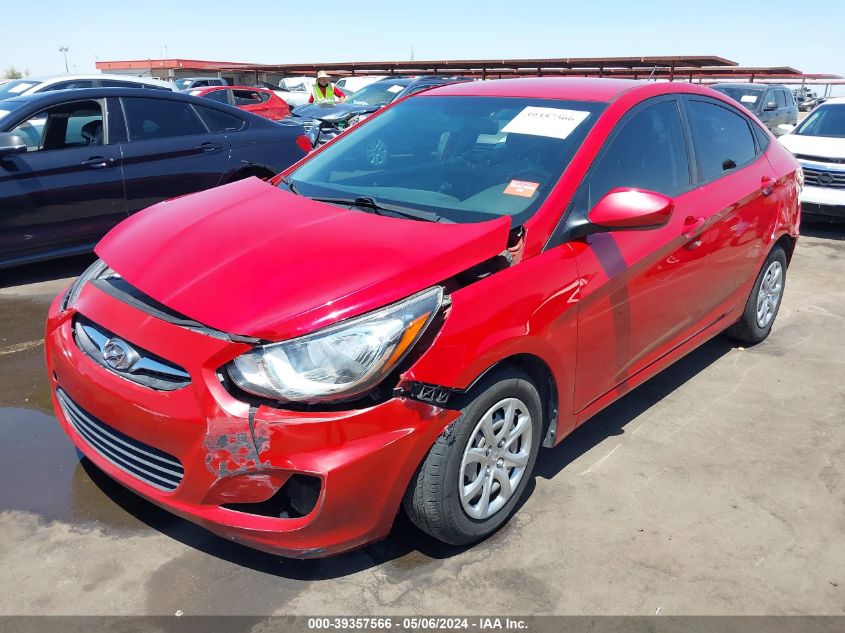 2014 Hyundai Accent Gls VIN: KMHCT4AE3EU726890 Lot: 39357566