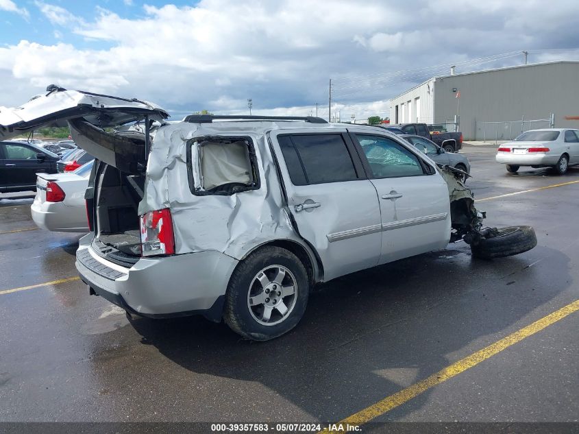 2009 Honda Pilot Touring VIN: 5FNYF48909B019027 Lot: 39357583