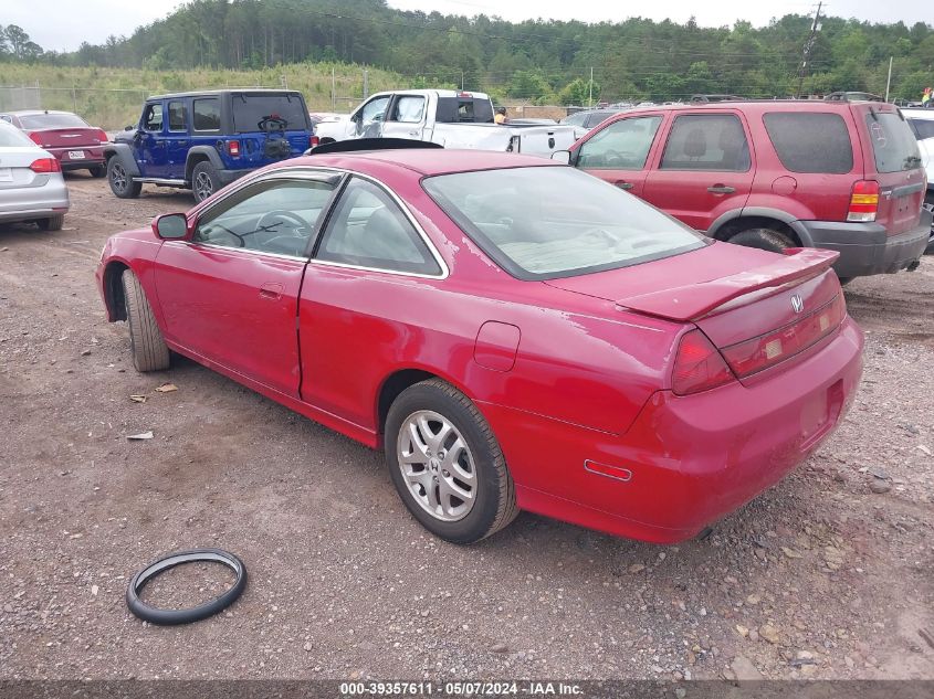 2002 Honda Accord 3.0 Ex VIN: 1HGCG225X2A001751 Lot: 39357611