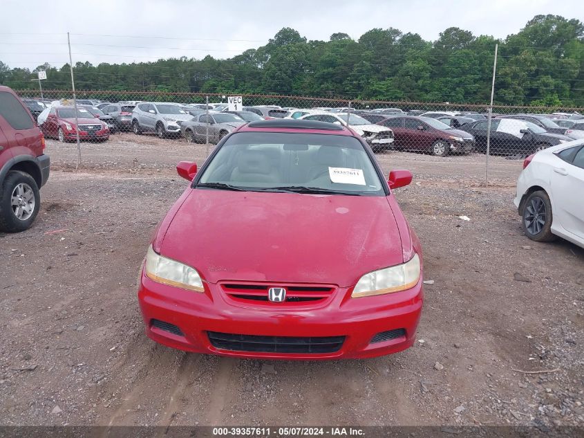 2002 Honda Accord 3.0 Ex VIN: 1HGCG225X2A001751 Lot: 39357611