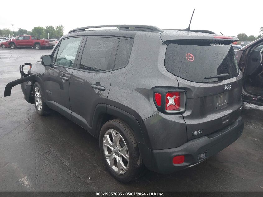 2020 Jeep Renegade Limited Fwd VIN: ZACNJAD10LPM08408 Lot: 39357635