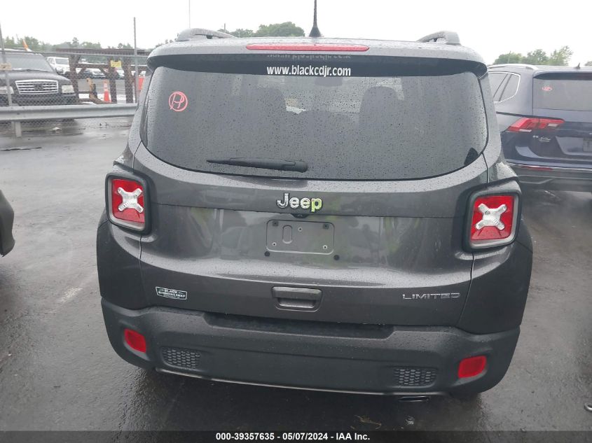 2020 Jeep Renegade Limited Fwd VIN: ZACNJAD10LPM08408 Lot: 39357635