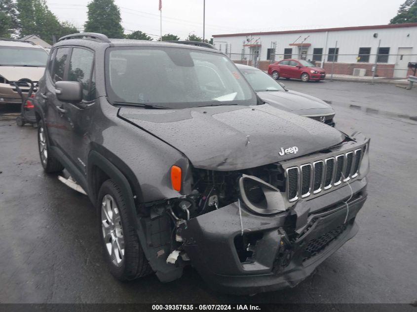 2020 Jeep Renegade Limited Fwd VIN: ZACNJAD10LPM08408 Lot: 39357635