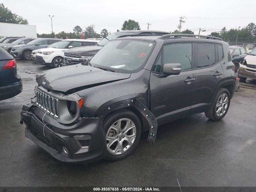 2020 Jeep Renegade Limited Fwd VIN: ZACNJAD10LPM08408 Lot: 39357635