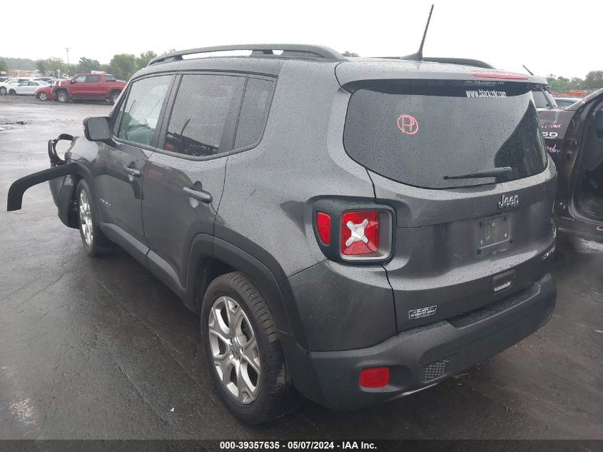 2020 Jeep Renegade Limited Fwd VIN: ZACNJAD10LPM08408 Lot: 39357635