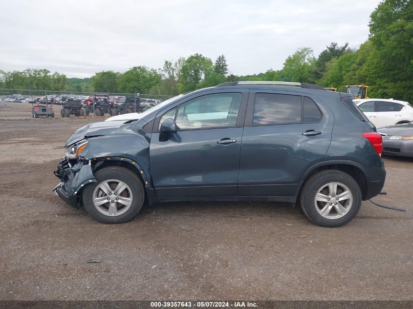 2022 Chevrolet Trax Awd Lt VIN: KL7CJPSM5NB533084 Lot: 39357643