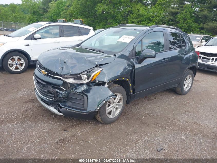 2022 Chevrolet Trax Awd Lt VIN: KL7CJPSM5NB533084 Lot: 39357643