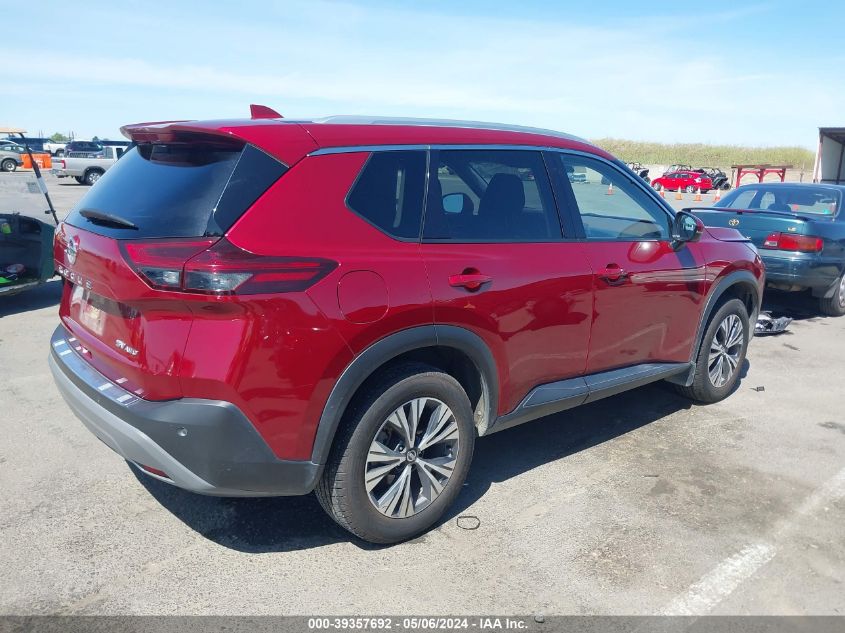 2021 Nissan Rogue Sv Intelligent Awd VIN: JN8AT3BBXMW237727 Lot: 39357692