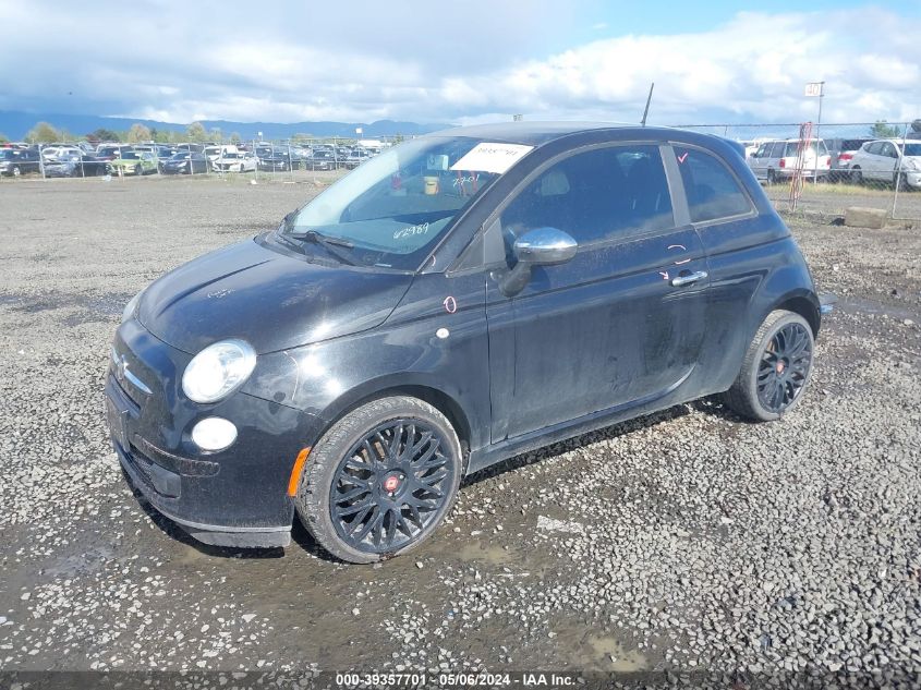 2013 Fiat 500 Pop VIN: 3C3CFFAR1DT612989 Lot: 39357701