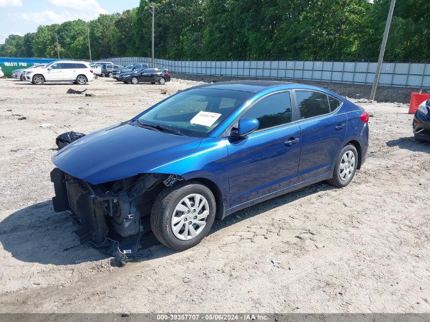 2018 Hyundai Elantra Se VIN: 5NPD74LF2JH317450 Lot: 39357707