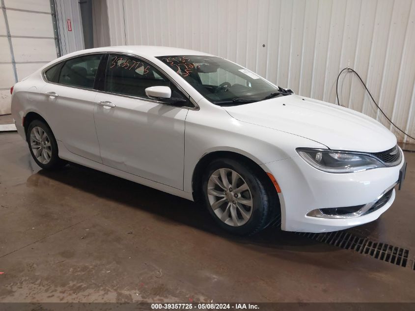 2015 Chrysler 200 C VIN: 1C3CCCCB2FN746324 Lot: 39357725