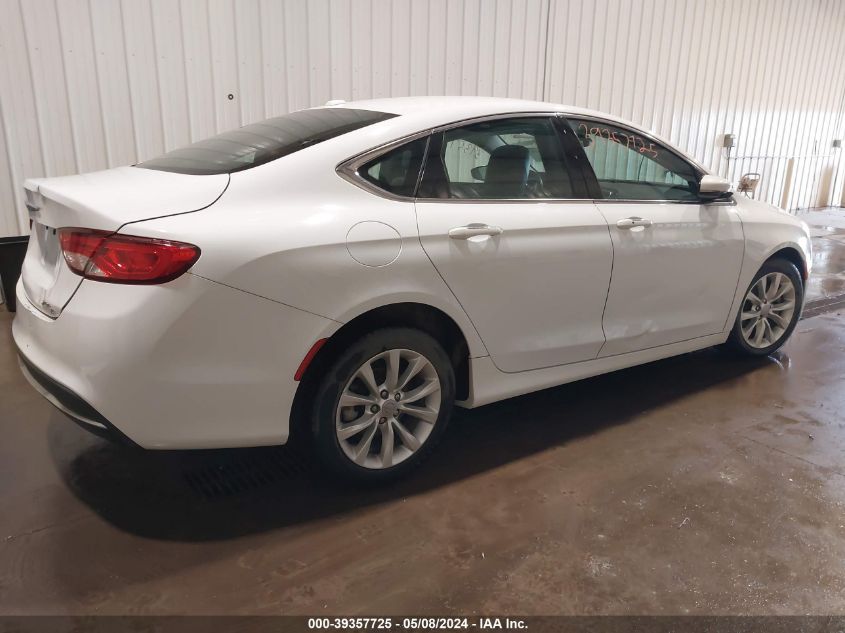 2015 Chrysler 200 C VIN: 1C3CCCCB2FN746324 Lot: 39357725