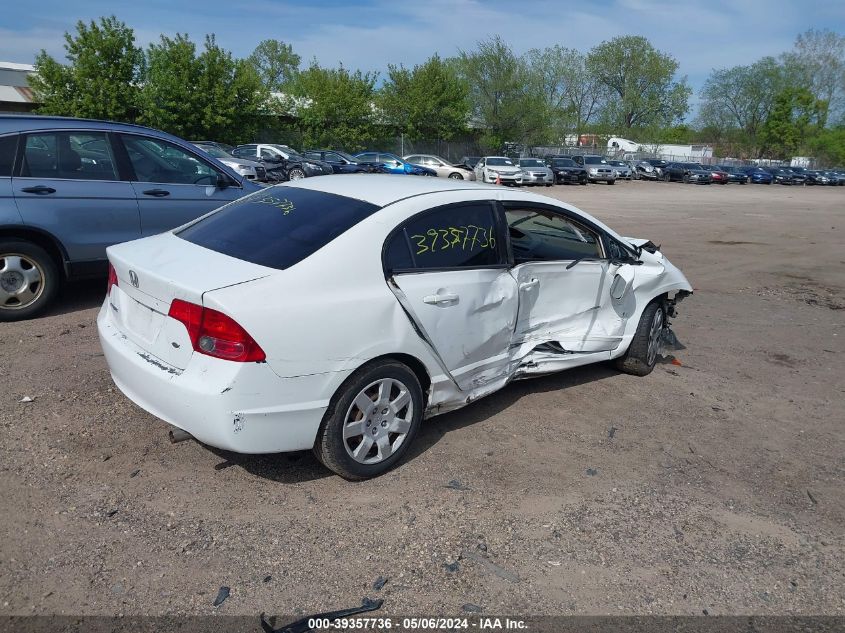 2007 Honda Civic Lx VIN: 2HGFA16507H309992 Lot: 39357736