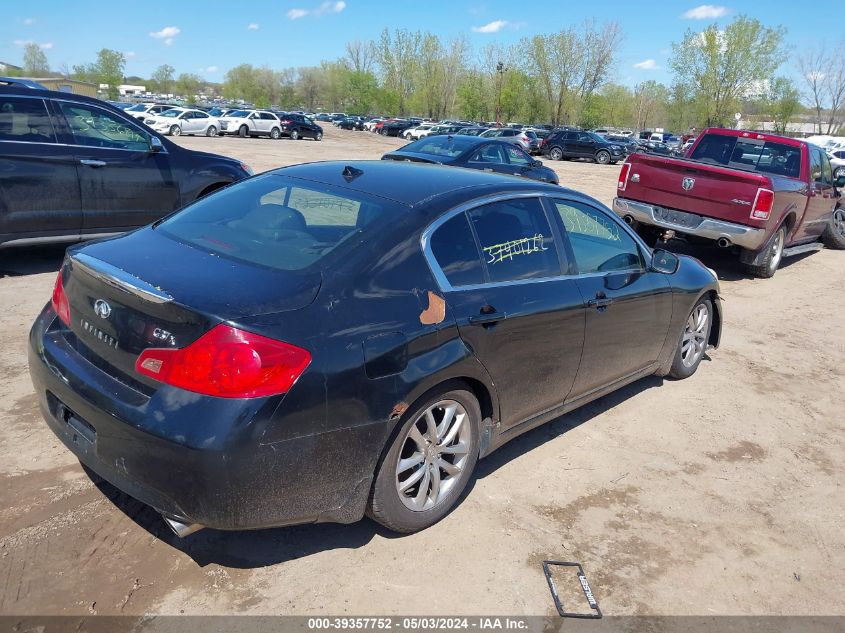 2009 Infiniti G37X VIN: JNKCV61FX9M355069 Lot: 39357752