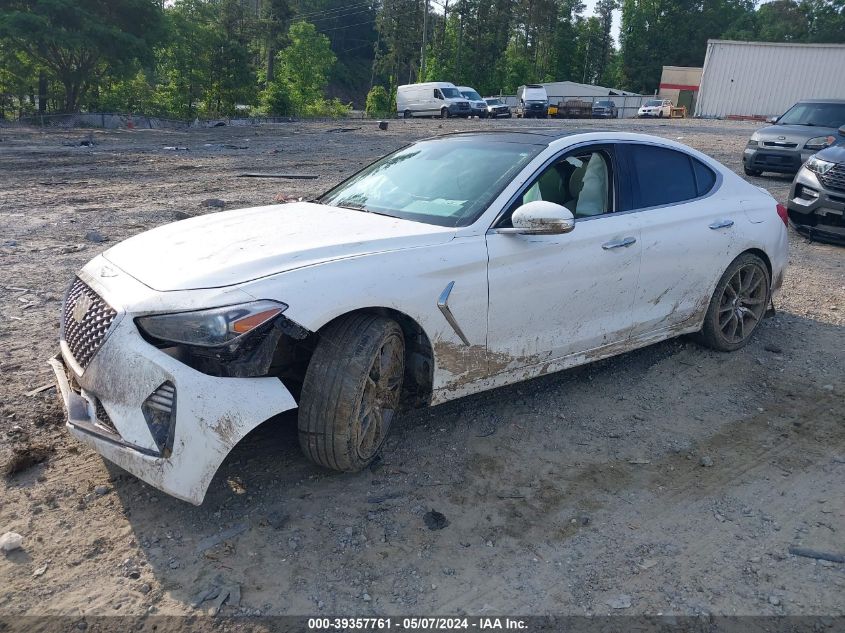 2021 Genesis G70 3.3T Awd VIN: KMTG74LE0MU074446 Lot: 39357761