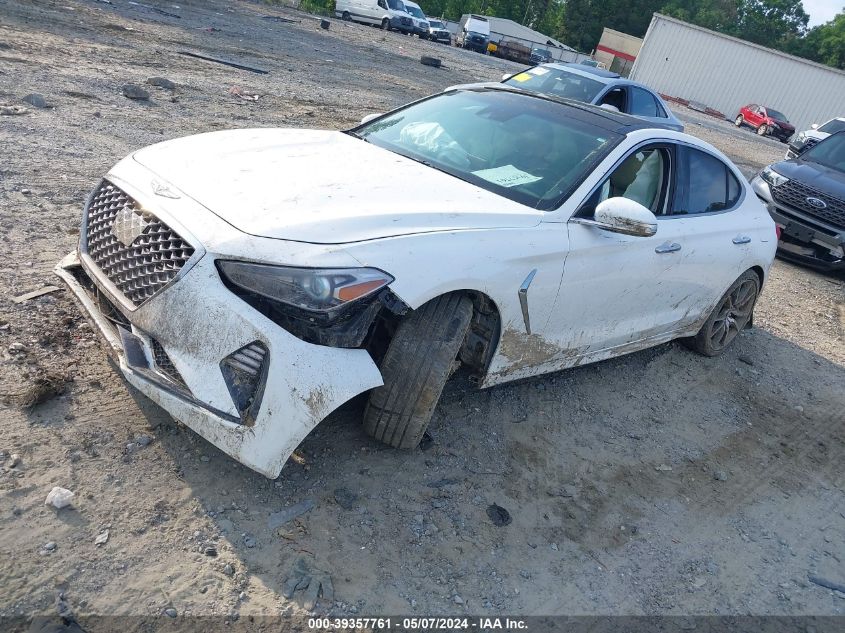 2021 Genesis G70 3.3T Awd VIN: KMTG74LE0MU074446 Lot: 39357761