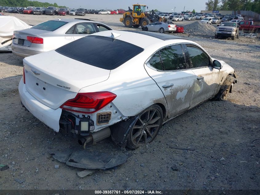 2021 Genesis G70 3.3T Awd VIN: KMTG74LE0MU074446 Lot: 39357761