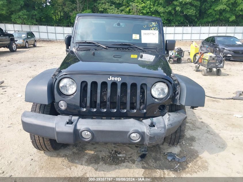 2014 Jeep Wrangler Sport VIN: 1C4AJWAG6EL201634 Lot: 39357767