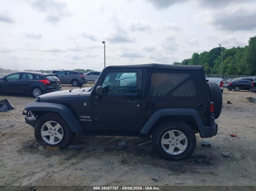 2014 Jeep Wrangler Sport VIN: 1C4AJWAG6EL201634 Lot: 39357767