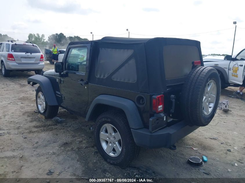 2014 Jeep Wrangler Sport VIN: 1C4AJWAG6EL201634 Lot: 39357767