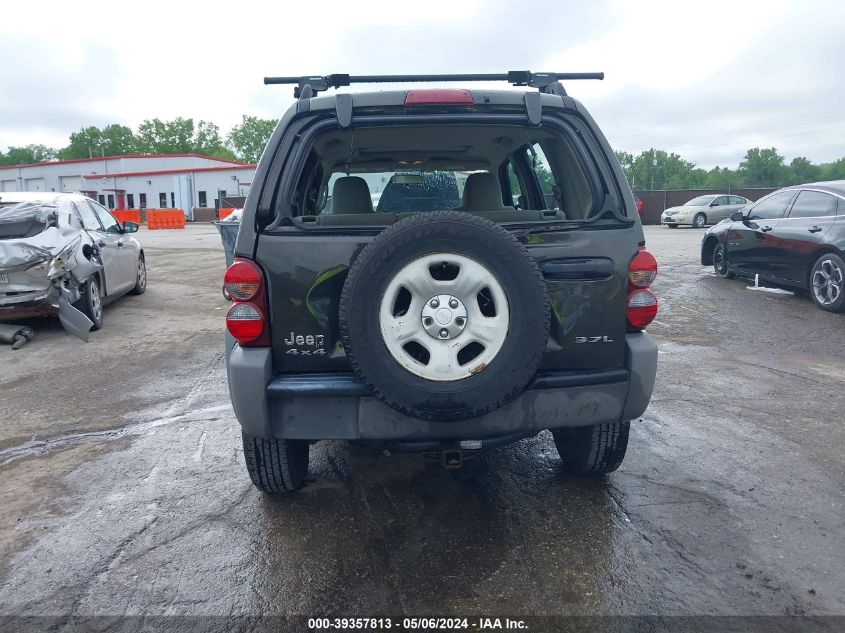 2005 Jeep Liberty Sport VIN: 1J4GL48K65W553558 Lot: 39357813