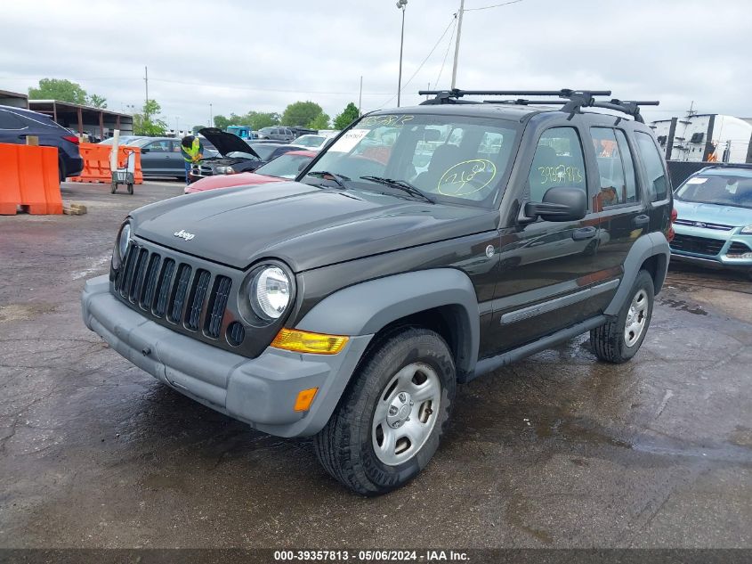 2005 Jeep Liberty Sport VIN: 1J4GL48K65W553558 Lot: 39357813